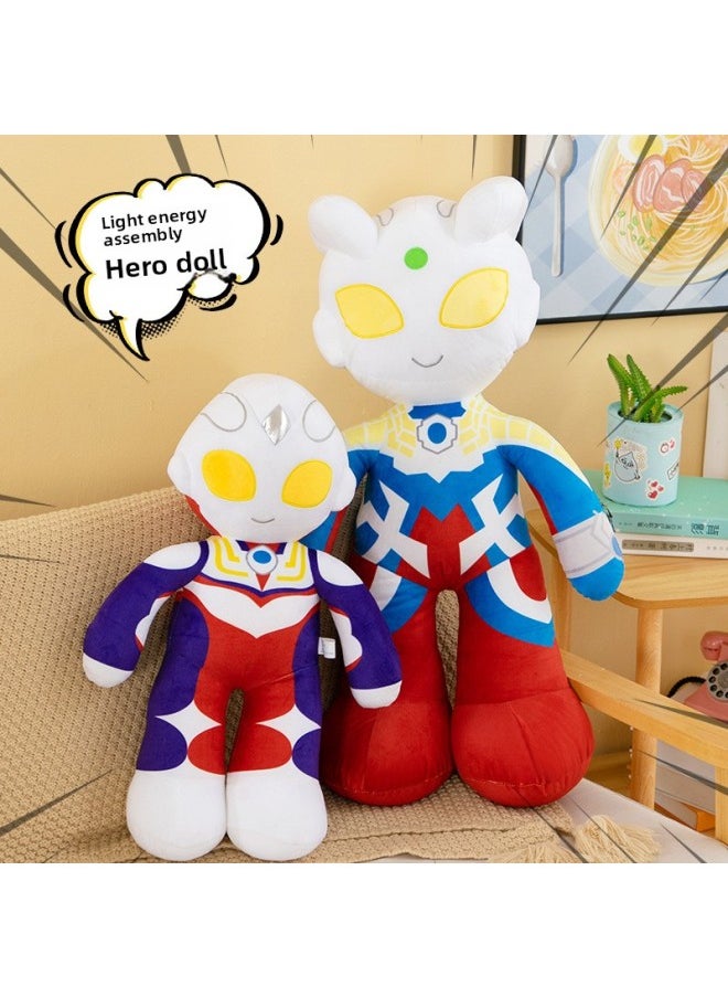 Generic - Selo Ultraman Plush Toy Doll Large Ragdoll Boy Anime Doll Children Birthday Gift Wholesale-Color:Zeta-Height:40cm - Image 1