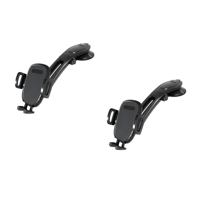 2pcs Cup Phone Holder Sturdy Car Phone Stand Rotatable Cell Phone Holder - Image 1