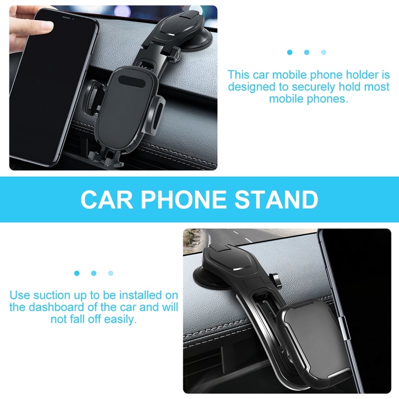 2pcs Cup Phone Holder Sturdy Car Phone Stand Rotatable Cell Phone Holder - Image 4