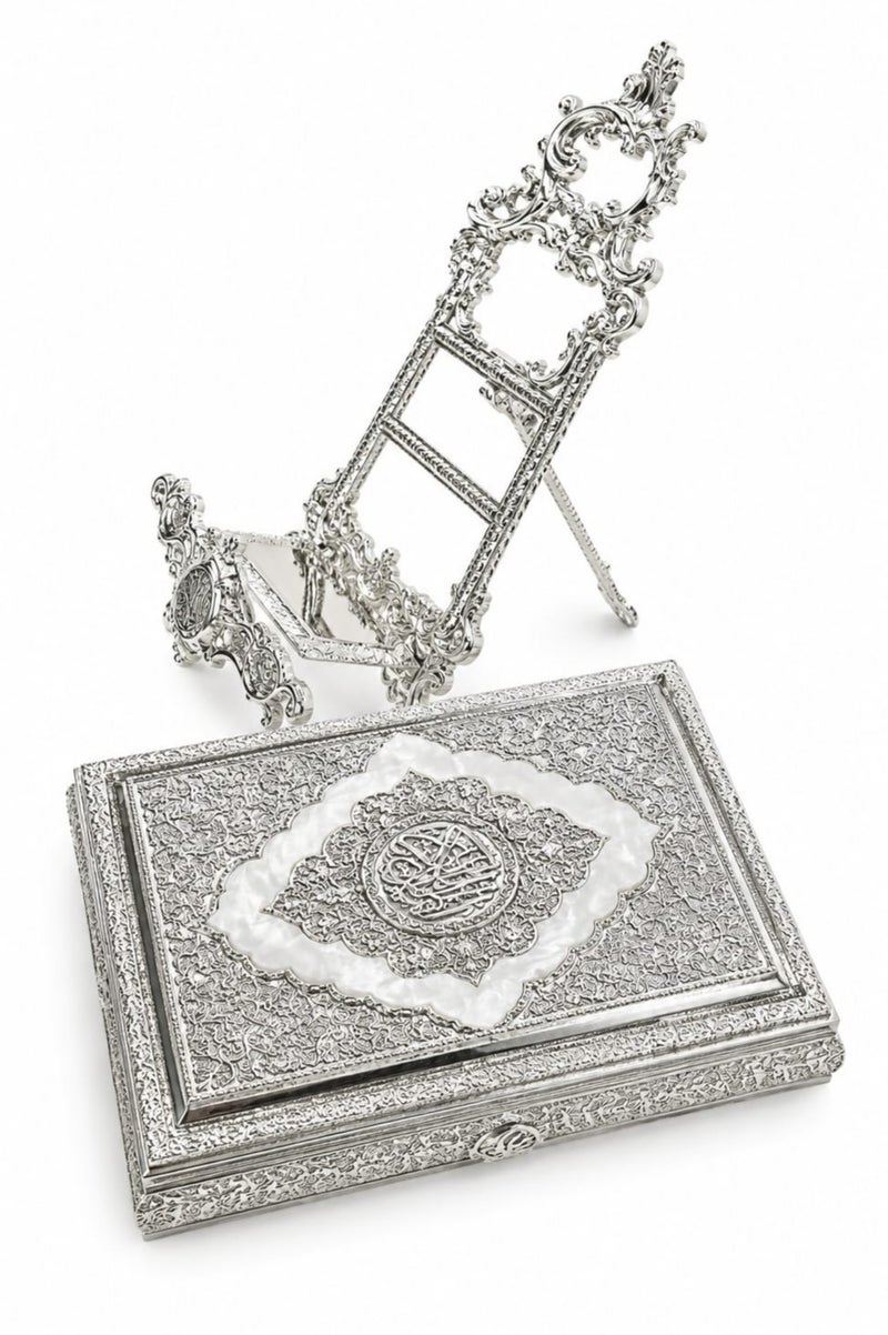 Radin Luxury Quran Box With Elegant Stand – Premium Decorative Holy Quran Storage Case For Home, Masjid & Gifting - Image 3