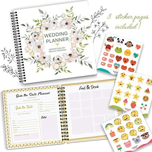 Unconditional rosie The Perfect Wedding Planner & Organizer with Stickers - A Complete 80-Pages Hardcover Checklist Planner to Guide You on Panning Your Dream Wedding - Book and Organizer for The Bride - Image 1