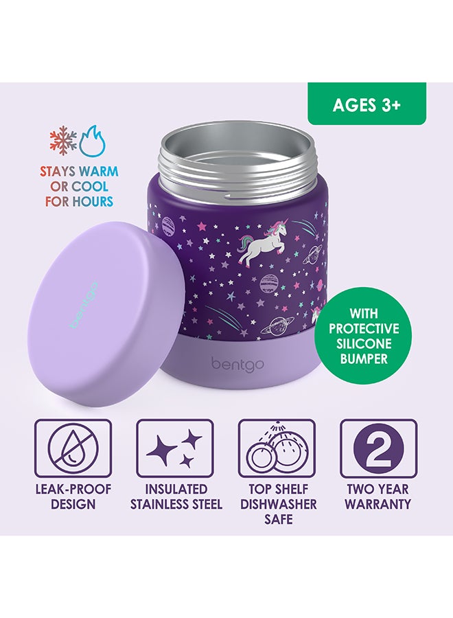 Bentgo Kids - Stainless Steel Food Jars Large - Unicorn - Image 3