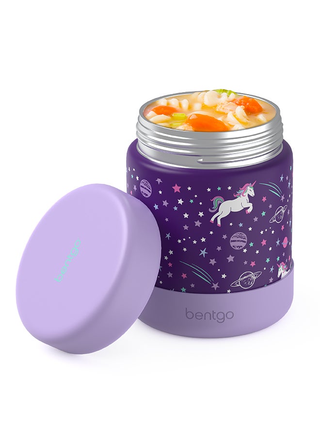 Bentgo Kids - Stainless Steel Food Jars Large - Unicorn - Image 1