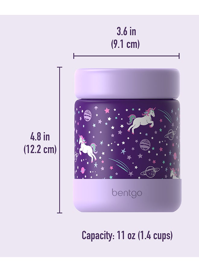 Bentgo Kids - Stainless Steel Food Jars Large - Unicorn - Image 2