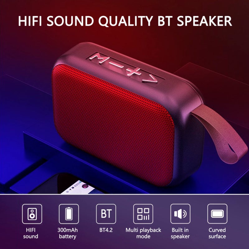 Wireless Speaker: Compact Lightweight Design, HIFI Sound Quality - Handsfree Call Noise Cancellation, Portable Audio for Indoor Outdoor Daily Use - Image 3