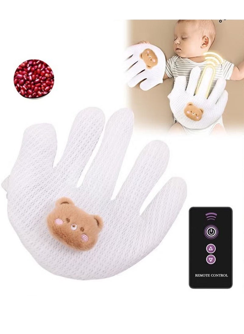 Gonice Electric Baby Soothing Palm with Remote Control, Baby Patting To Sleep Artifact, Baby Anti-Startle Pressure Pillow Anti-Flatulence Accessible Coax Sleeping Pillow, Heating Baby Sleep Soothers  - Image 1