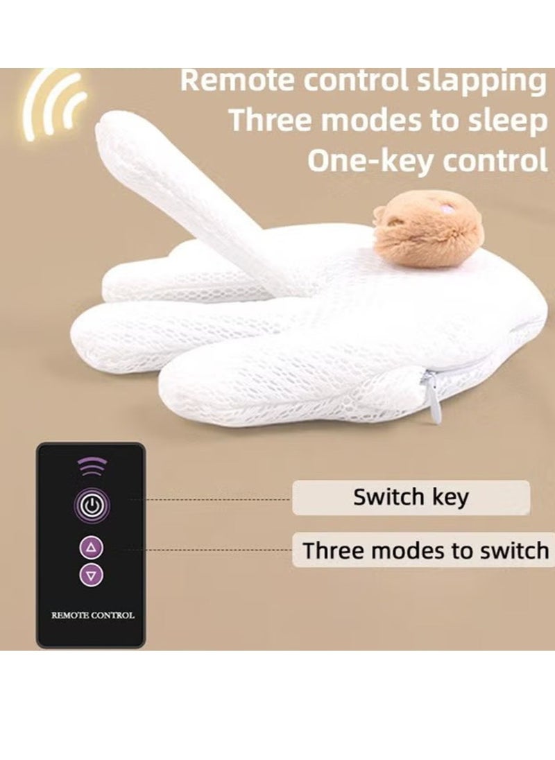 Gonice Electric Baby Soothing Palm with Remote Control, Baby Patting To Sleep Artifact, Baby Anti-Startle Pressure Pillow Anti-Flatulence Accessible Coax Sleeping Pillow, Heating Baby Sleep Soothers  - Image 4
