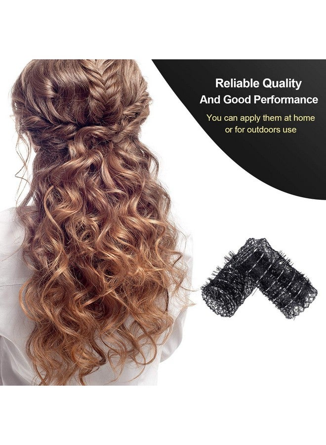 WILLBOND 20 Pack Vintage Style Hair Roller Brush Rollers for Hair Medium Mesh Rollers and Plastic Picks Set for Women Effortless Curls and Waves Flexible Locking Pins Small Curls - Image 4