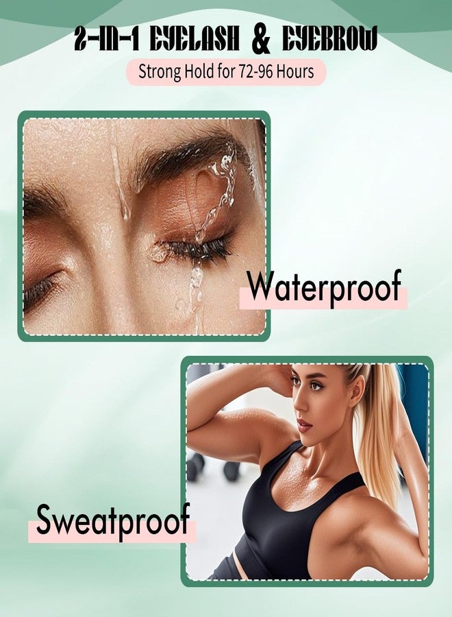 QIC 2 in 1 Eyebrow Eyelash Growth Serum,Natural Eyebrow Eyelash Serum for Longer, Fuller, and Thicker Brows Lash, eyelash and eyebrow growth serum - Image 3