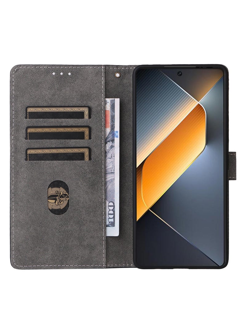 Phone Case for Tecno Pova 6 Pro with RFID Security Protection Flip PU Leather Wallet Case with Card Holder Shockproof Protective Cover  - Image 2