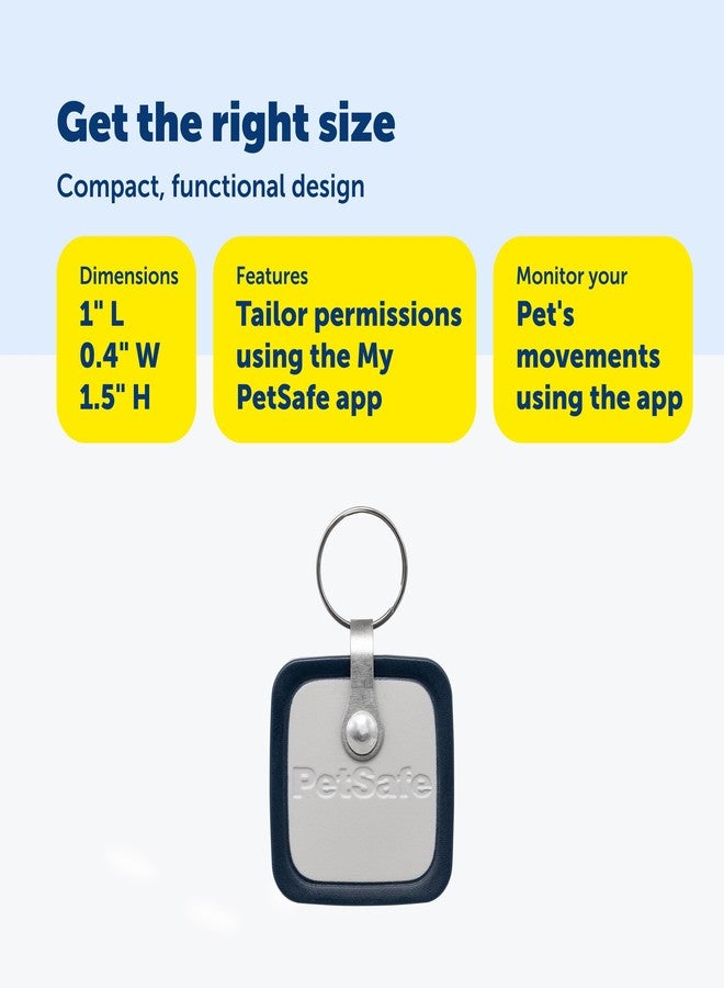 بيت سيف مفتاح باب الحيوانات الأليفة الذكي المتصل من PetSafe SmartDoor - يوفر وصولاً ذكياً وشخصياً لكلابك وقططك مع منع دخول الحيوانات الضالة والبرية - متوافق مع باب الحيوانات الأليفة الذكي المتصل من SmartDoor - صغير الحجم - Image 4
