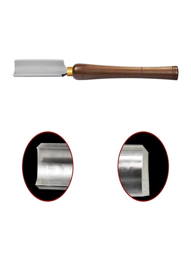 DEEFIINE 2-Inches HSS Spindle Roughing Gouge Lathe Chisel,Wood Lathe Turning Tools With Beech Wood Handle - Image 3