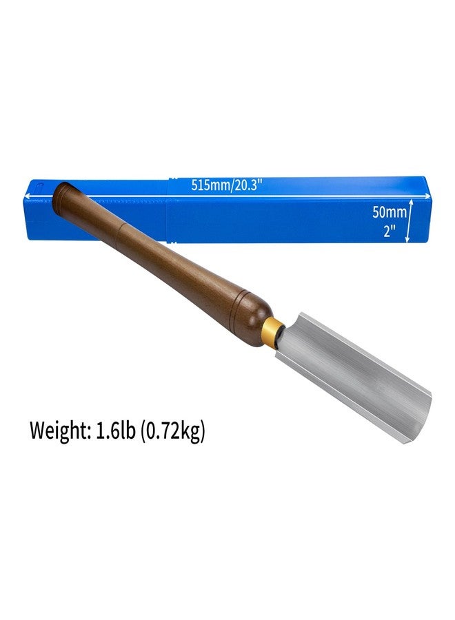DEEFIINE 2-Inches HSS Spindle Roughing Gouge Lathe Chisel,Wood Lathe Turning Tools With Beech Wood Handle - Image 5
