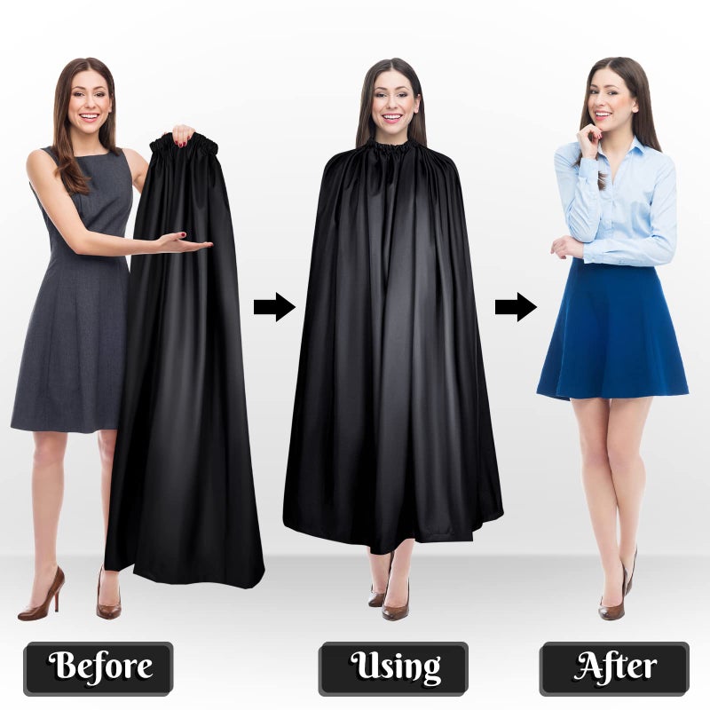 Chuarry 1.2 M Portable Changing Room Thick Changing Cover ups Instant Privacy Shelters Lightproof Beach Dressing Cover for Camping - Image 2