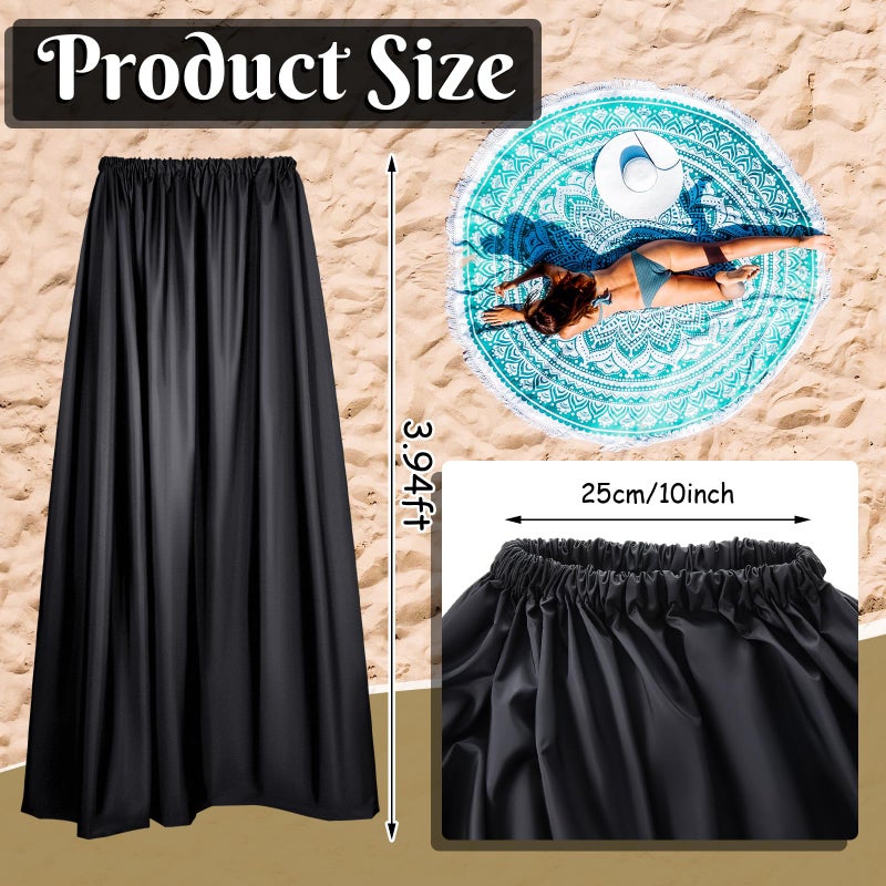 Chuarry 1.2 M Portable Changing Room Thick Changing Cover ups Instant Privacy Shelters Lightproof Beach Dressing Cover for Camping - Image 3