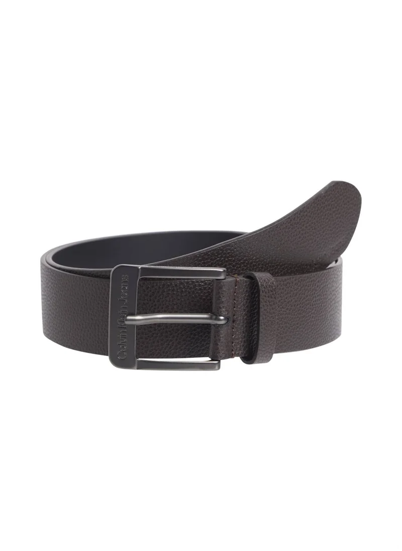 Calvin Klein Jeans Men's Leather Belt - Leather, Brown
