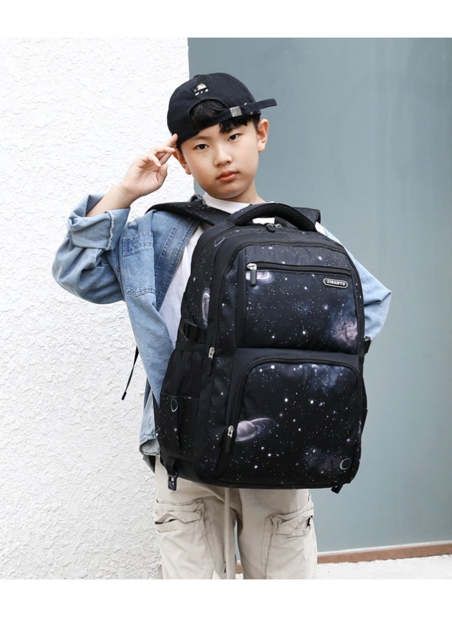 Generic Black Starry Sky Backpack  - Image 5