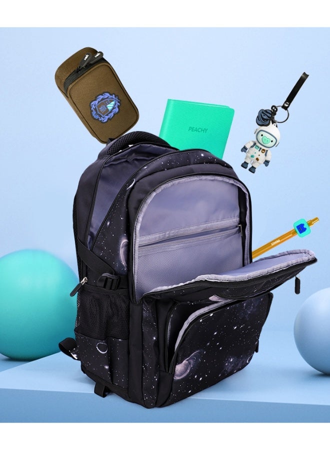Generic Black Starry Sky Backpack  - Image 3