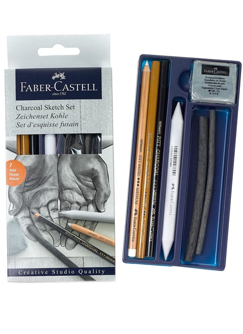 7-Piece PITT Charcoal Sketch Set