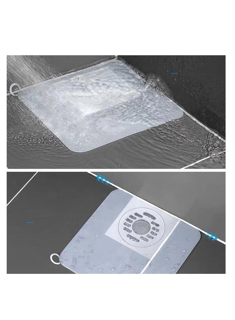 رات سو 4 حزمة غطاء تصريف السيليكون الطابق Stopper غطاء تصريف مضاد للأودور Mat غطاء التصريف لطابق الدش - Image 2