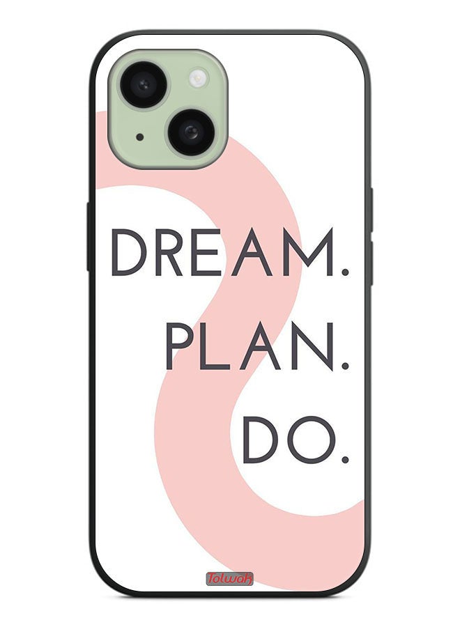 Tolwak Apple iPhone 15 Protective Case Cover Dream Plan Do - Image 2