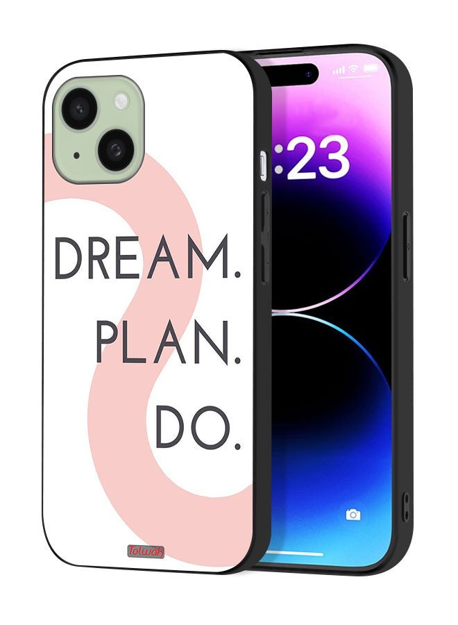 Tolwak Apple iPhone 15 Protective Case Cover Dream Plan Do - Image 1
