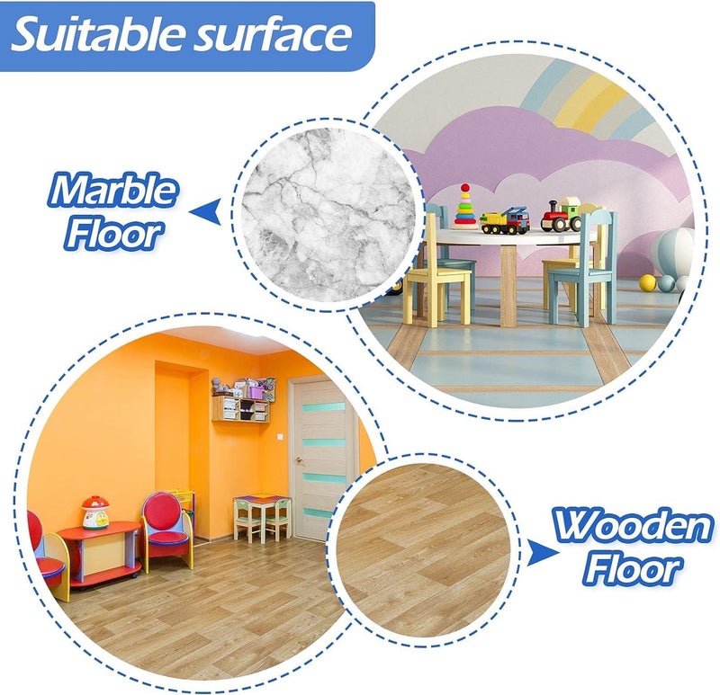 BPA 10 Number DIY Hopscotch Game Wall Stickers - Image 5