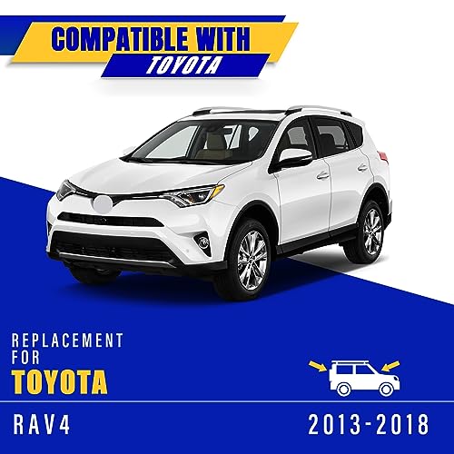 Rooppa 3 مساحات بديلة لسيارة تويوتا RAV4 من 2013-2018، شفرات مساحات الزجاج الأمامي بديل المعدات الأصلية - 26"/16"/10" (مجموعة من 3) U/J HOOK - Image 5