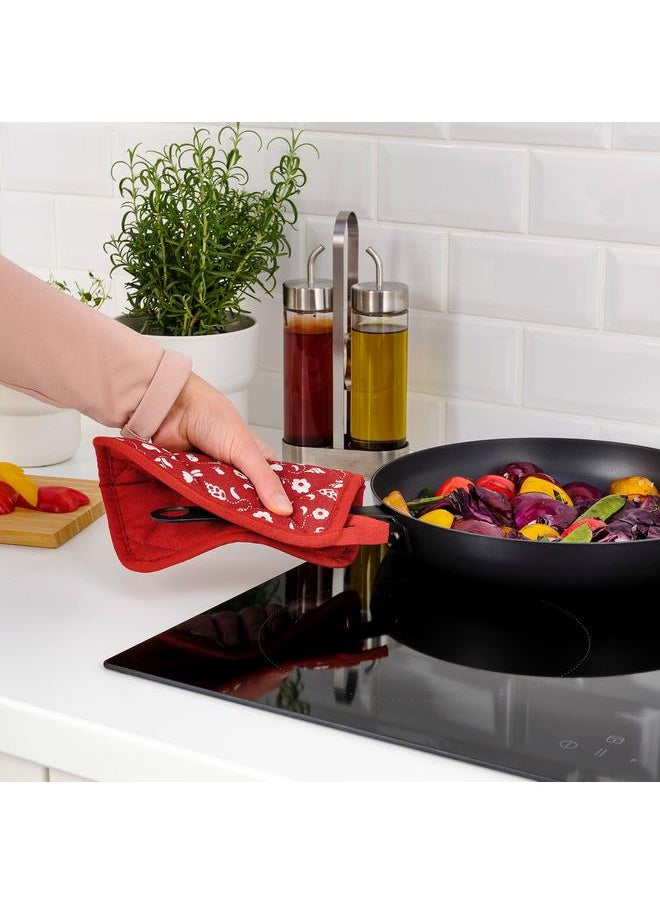 erorex - Pot Holder, Patterned/Red, 19X19 Cm - Image 1