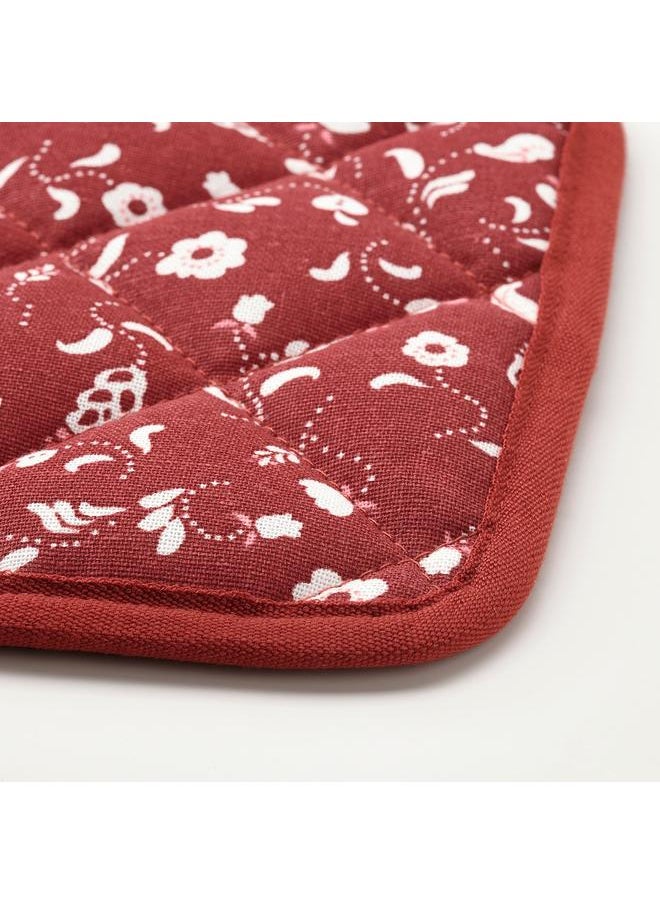 erorex - Pot Holder, Patterned/Red, 19X19 Cm - Image 1