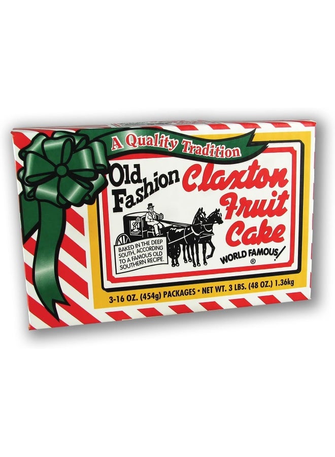 Claxton Fruit Cake - 1 lb. Packs - 3 Count - Image 4