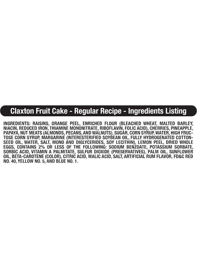Claxton Fruit Cake - 1 lb. Packs - 3 Count - Image 3