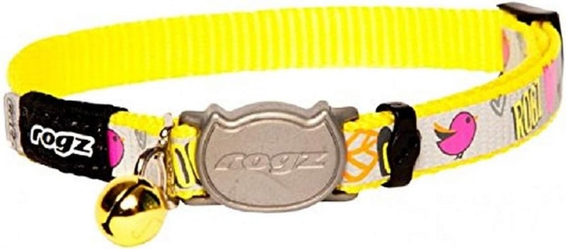 Reflective Kitten Collar - Dayglo Bird Yellow