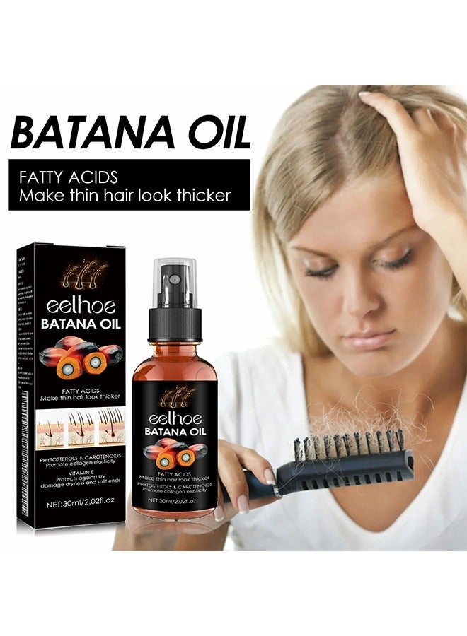EELHOE Batana Oil - Batana Oil For Hair Growth - Batana Oil Organic for Healthy Hair - Repair Damaged Hair, Nourishes Thin Hair Scalp Skin and Loss Hair Growth Fir for All Hair Types - 30 ml - Image 1