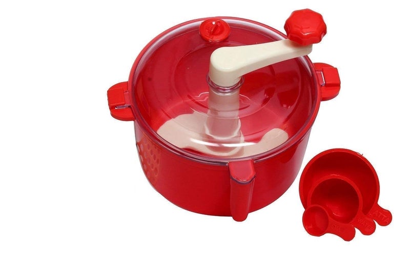 TJ TJ Atta Dough Kneader Maker Kitchen Set with Measuring Cups Automatic Atta Roti Dough chakki clearline Maker Measuring Cups Set Bread Mixer for Home Kitchen  - Image 2