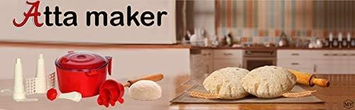 TJ TJ Atta Dough Kneader Maker Kitchen Set with Measuring Cups Automatic Atta Roti Dough chakki clearline Maker Measuring Cups Set Bread Mixer for Home Kitchen  - Image 4