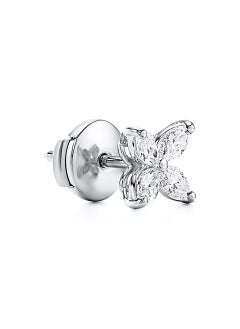 Tiffany & Co. Tiffany Victoria® earrings in platinum with diamonds, small.  - Image 3