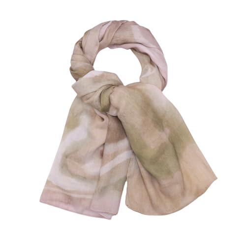 ZGMYC Women's Watercolor Floral Print Hijab Scarf Soft Modal Cotton Muslim Head Wraps Shawls Fahion Islamic Instant Hijab - Image 3