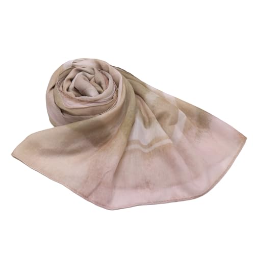 ZGMYC Women's Watercolor Floral Print Hijab Scarf Soft Modal Cotton Muslim Head Wraps Shawls Fahion Islamic Instant Hijab - Image 4