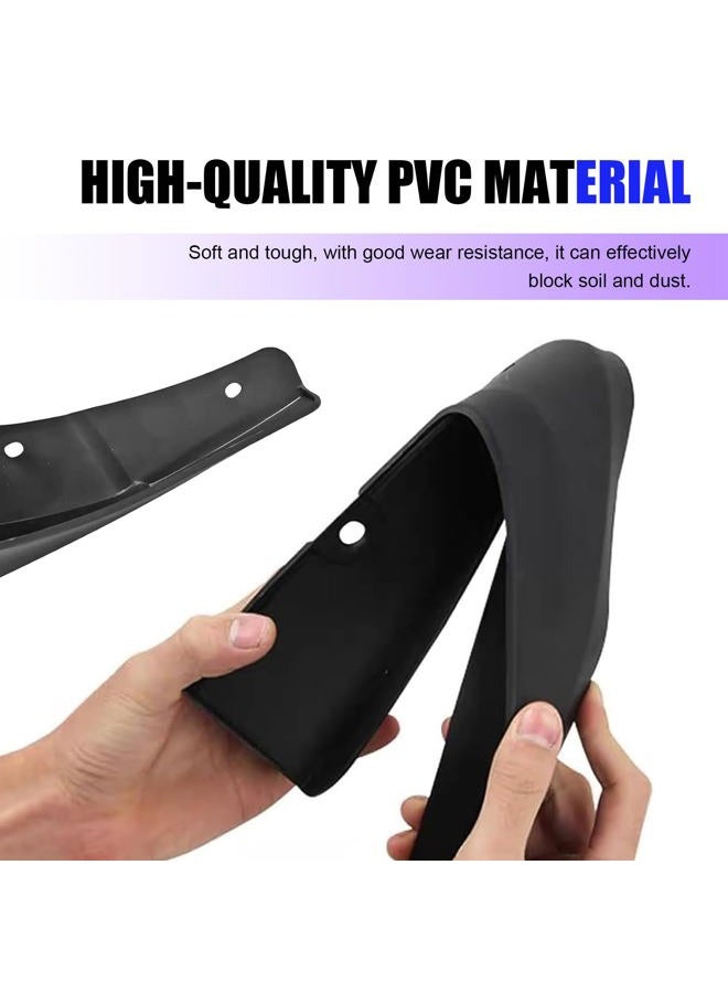 Zosgrew 2 PCS Car Mud Flaps, Splash-proof Mud Splash Guards Tire Protector, Front and Rear Mudguard Replacement, Universal for Most Cars SUVs and Trucks (Black) - Image 3