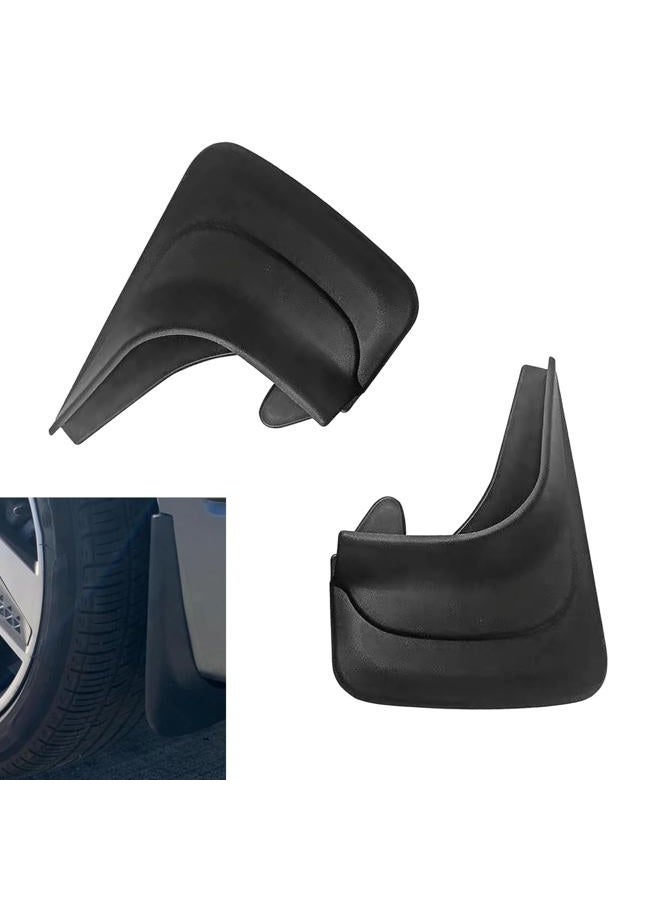 Zosgrew 2 PCS Car Mud Flaps, Splash-proof Mud Splash Guards Tire Protector, Front and Rear Mudguard Replacement, Universal for Most Cars SUVs and Trucks (Black) - Image 1