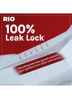 RIO RIO Heavy Flow XXL Sanitary Pads 40 Pieces (Pack of 4) with 350mm coverage, Side Leak guards, Wings for Heavy Flow, 2X High Absorption with Leak Proof Side Walls, Anti-Bacterial, Double Wings.  - Image 4