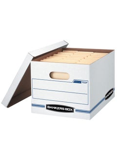 Bankers Box Stor/File™ Standardduty Storage Boxes With Liftoff Lids Letter/Legal Size 10 X 12 X 15 60% Recycled  - Image 1