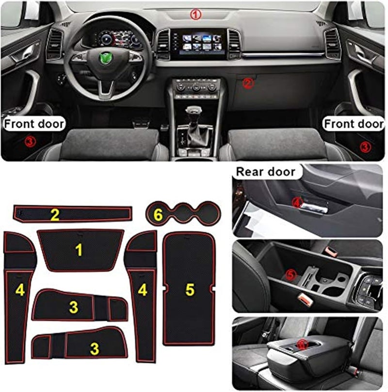 Wivplex Car Rubber Mats for Karoq 2017-2023 - Image 4