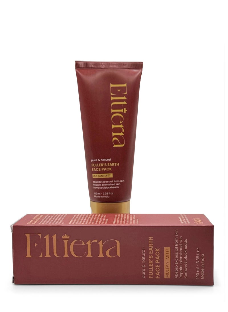 Eltierra Fuller’s Earth (Multani Mitti) Face Pack 100 g | 100% Natural | Oil Control & GlowBundle - Image 2