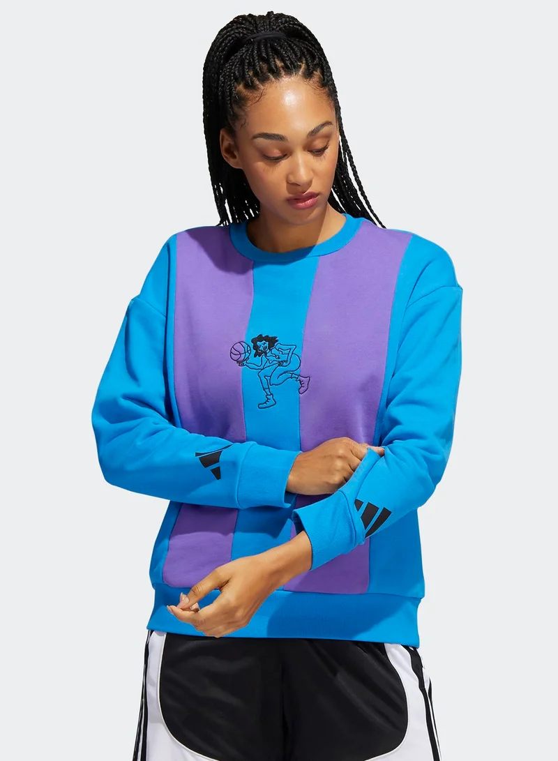 Adidas Hoop York City Crewneck Sweatshirt