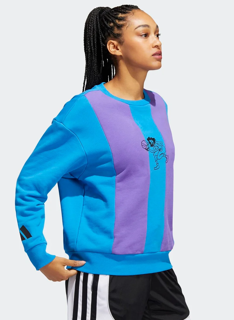 Adidas Hoop York City Crewneck Sweatshirt