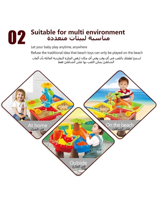 Beauenty Sand Playing Toy Set Unique Shape Design, Portable Durable For Children - Image 4