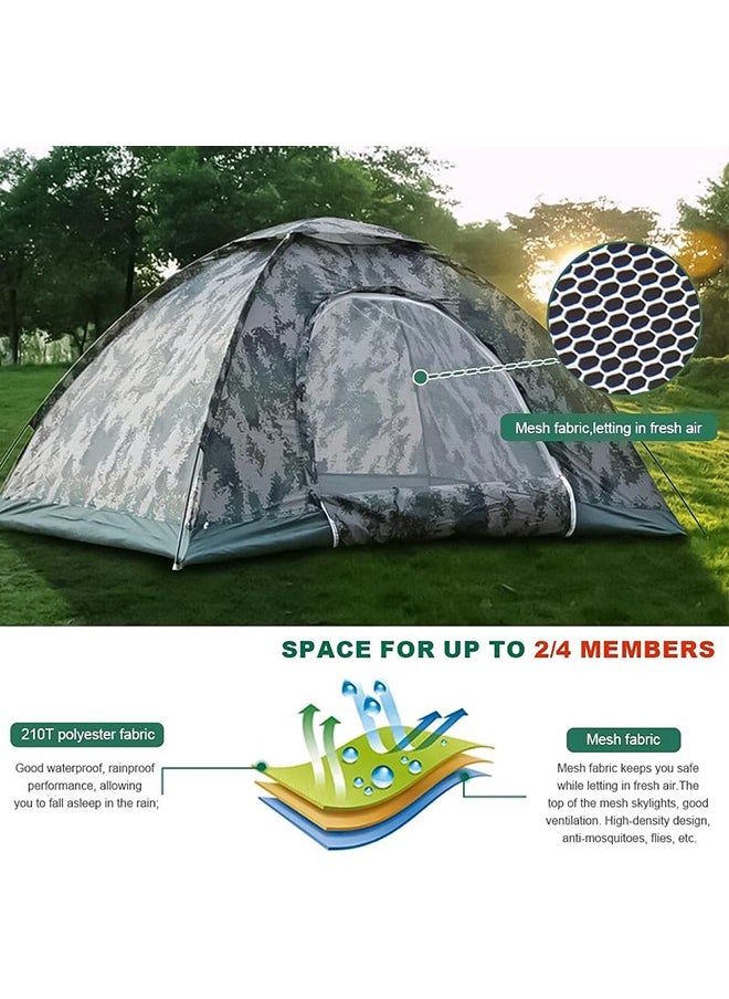Arabest Dome Outdoor Travel Camping Tent 3 To 4people Camouflage Tent Multifunction Waterproof Tent  - Image 5