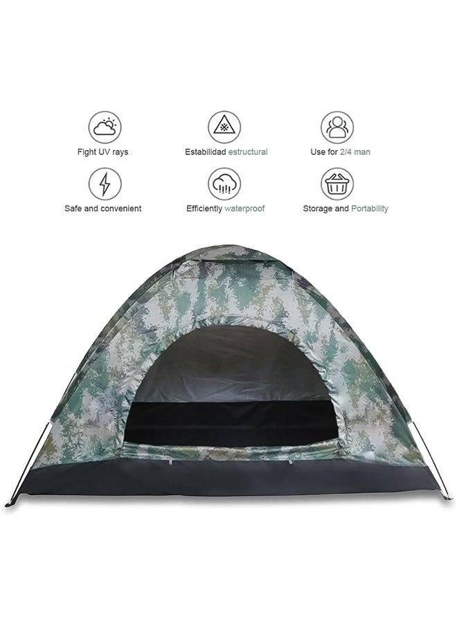 Arabest Dome Outdoor Travel Camping Tent 3 To 4people Camouflage Tent Multifunction Waterproof Tent  - Image 4